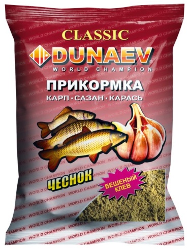 Dunaev Прикормка КЛАССИКА 0,9кг Карп Чеснок Чеснок 0.9 кг