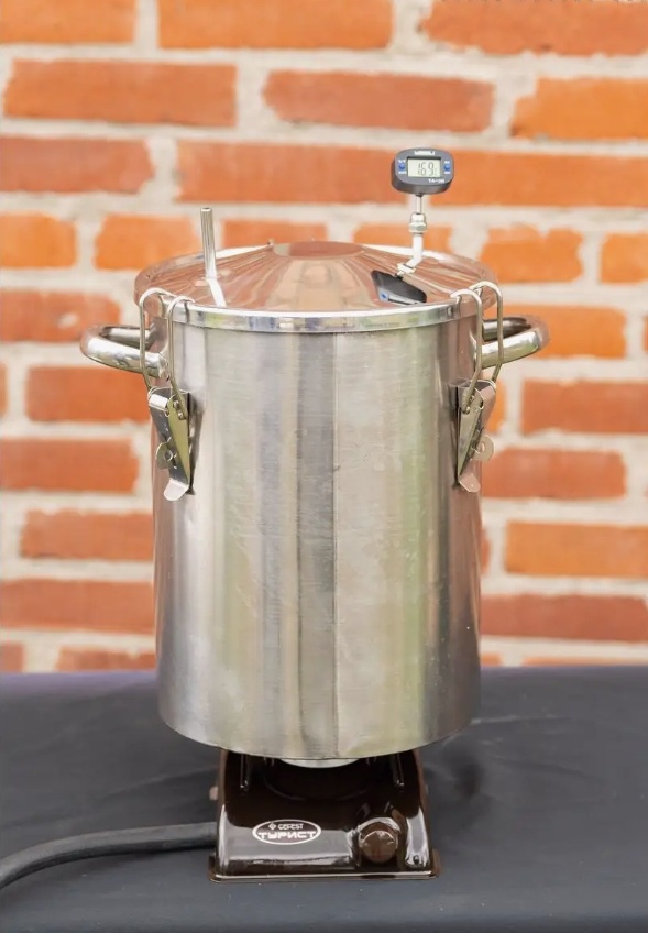 Коптильня УЗБИ 24x24x30, сталь