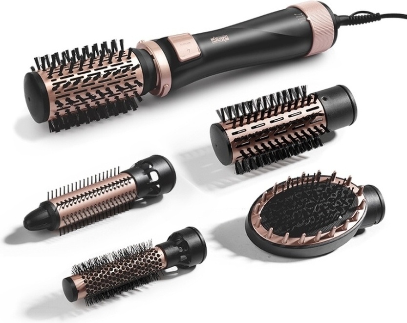 DSP DS5006 фен-щетка черный, бежевый