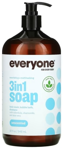 Everyone 3 In 1 Soap Unscented гель-шампунь 946 мл