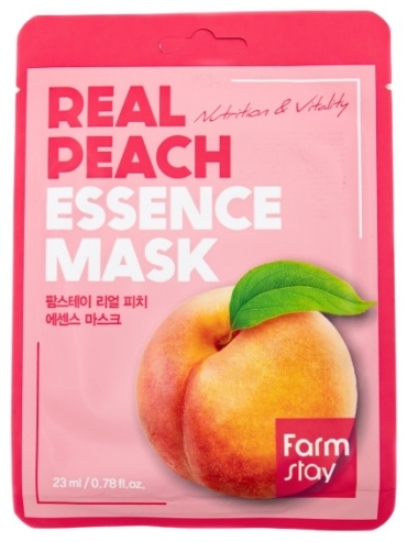Маска для лица Farmstay тканевая Real Peach 1 шт