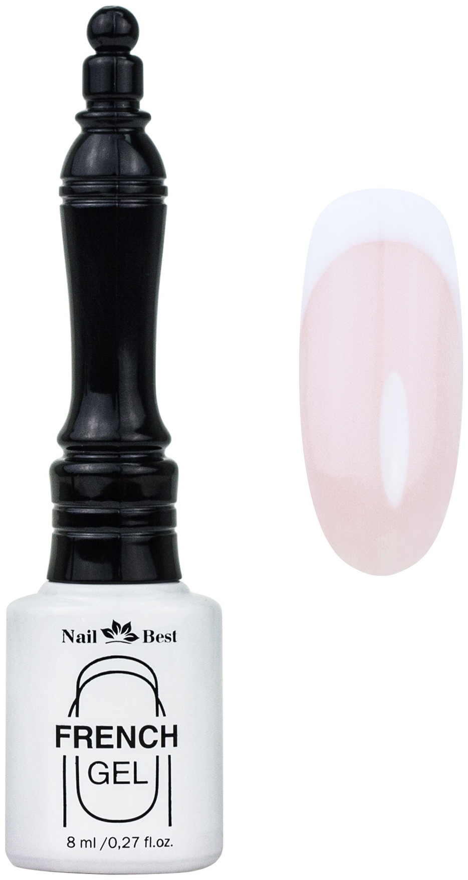 Nail Best гель для дизайна French Cool White белый 8 мл