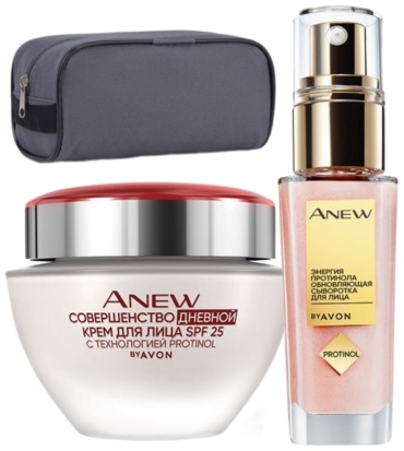 Avon Anew Protinol Гладкая кожа набор по уходу за лицом для женщин