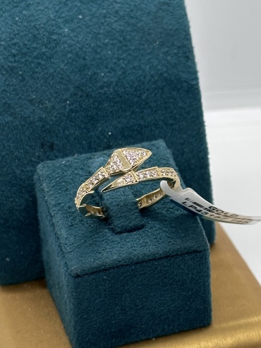Zhanar Gold R8424 размер 19 вес 2.36 г золото, фианит