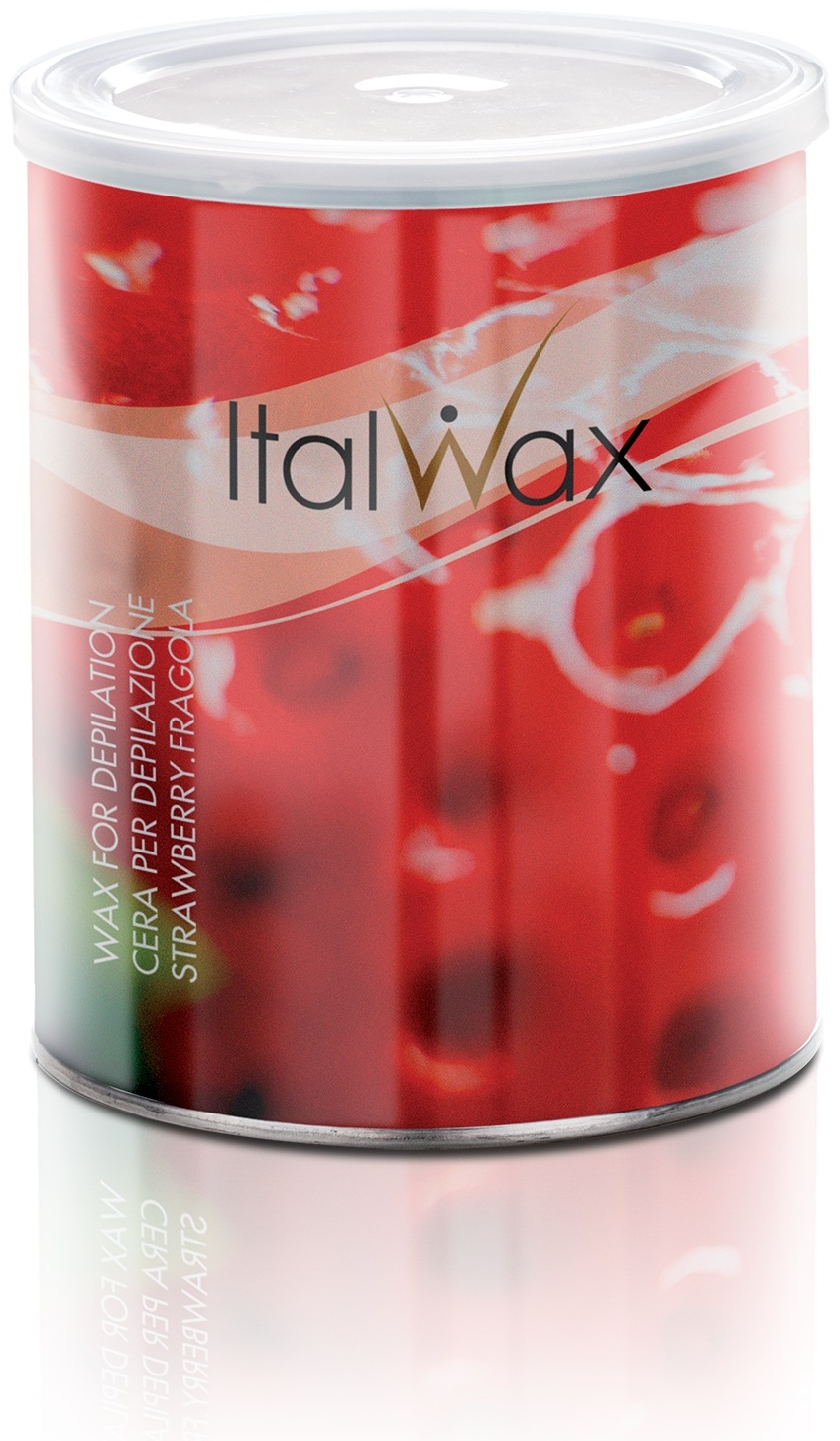 Воск пленочный ITALWAX Клубника плотность средняя в банке 800 г