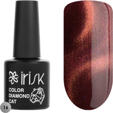 Irisk гель-лак Color Diamond Cat 16 глянцевое 10 мл