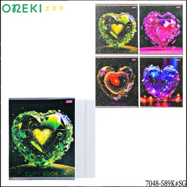 Общая тетрадь Yalong 7048-589K, 48 л, А5, клетка, мягкая обложка, 1 шт