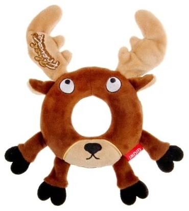 GiGwi игрушка Plush Friendz 75305 бежевый, коричневый
