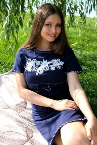 Платье Zabava Mama синий