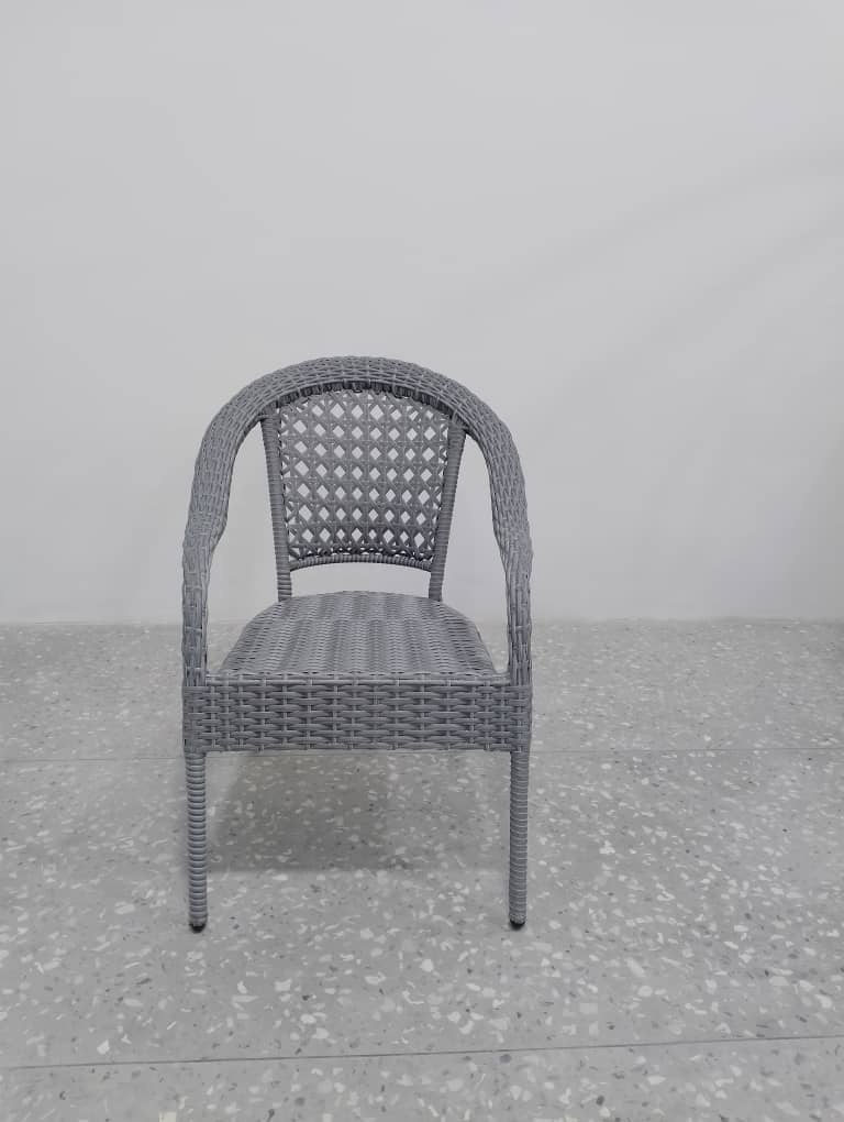 Стул NIK Rattan Deco comfort серый
