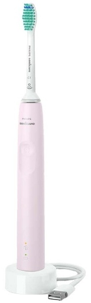 Philips звуковая щетка Sonicare 1100 Series щетина средняя розовый