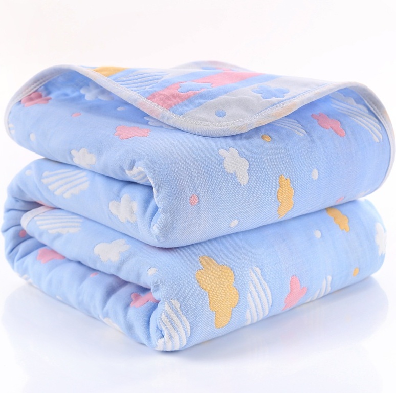 Купить Плед/покрывало Muslin swaddle 120150, муслин, мультиколор в