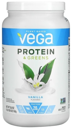 Vega Protein & Greens Ваниль 760 г
