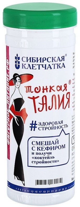 Купить Сибирская клетчатка Тонкая Талия порошок 170 г в Алматы ...
