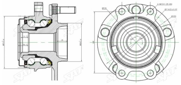 SAT ступичный узел ST-40202-JP11A