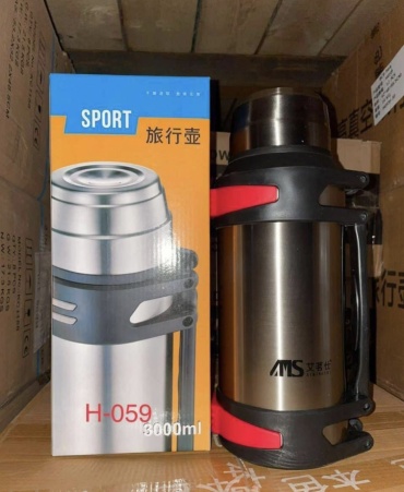 классический термос Ams 3 л H-059 черный