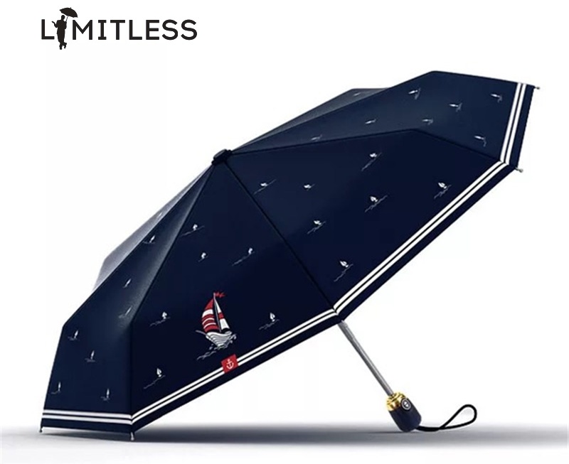 Складной зонт LIMITLESS автомат синий