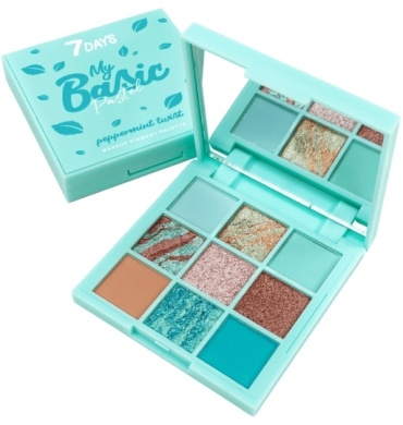 7DAYS тени прессованные My Basic 102 Peppermint twist
