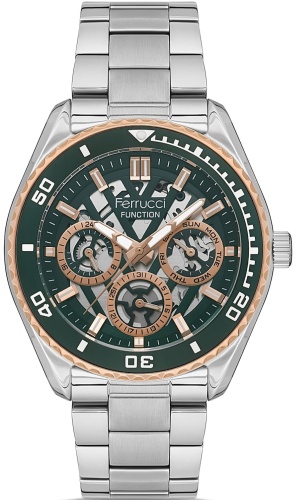 Кварцевые Ferrucci FCF 03241FM.03 нержавеющая сталь