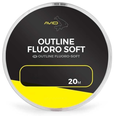 Леска Avid флюоркарбоновая Carp Outline Fluoro-Soft 20m A0630012 0.45 мм камуфляж
