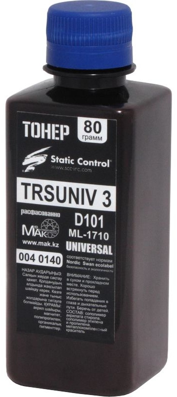 Тонер Static Control TRSUNIV3 (0040140) черный