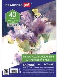 Папка Brauberg Сиреневый букет 112321 A4 40 листов