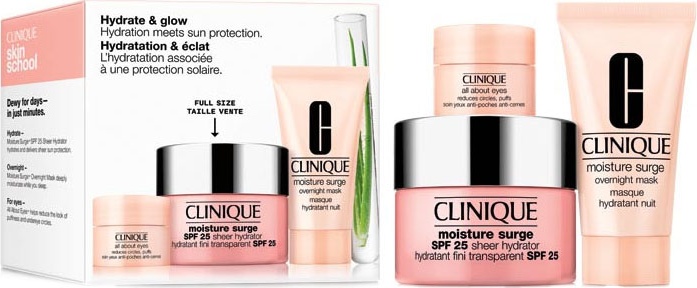 Clinique Hydrate & Glow набор по уходу за лицом для женщин