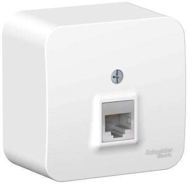 Schneider Electric накладная Blanca, компьютерный (RJ45) цвет белый