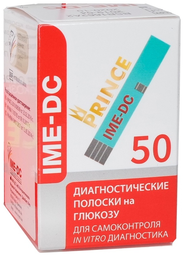 Купить IME-DC Prince тест-полоски для глюкометра 50 шт в Алматы ...