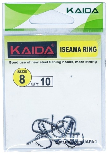 КРЮЧКИ "KAIDA" ISEAMA RING №8 в уп 10 шт