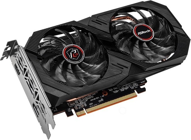 Видеокарта ASRock RX 6500 XT Phantom Gaming D 4G OC X6500XT PGD 4GO 4 Гб