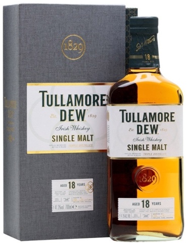 Виски Tullamore D.e.w. односолодовый 40% 0.7 л