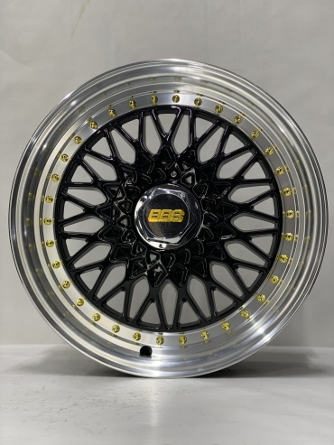 RNO 155170 7x15/4x100 D73.1 ET22 4 диска черный, серебристый