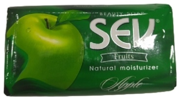 Кусковое мыло туалетное SEV Fruits 150 г