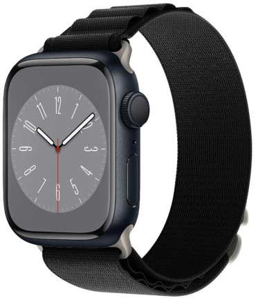 Ремешок Smart для Apple Watch Series 7, Watch Series 8, Watch Ultra черный