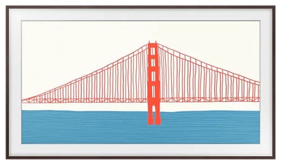 Рамка для телевизора Samsung The Frame 55 VG-SCFA55BWBRU коричневый