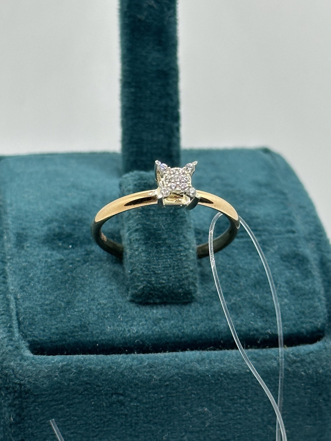 Ali Gold 26069 размер 17 вес 0.86 г золото, фианит