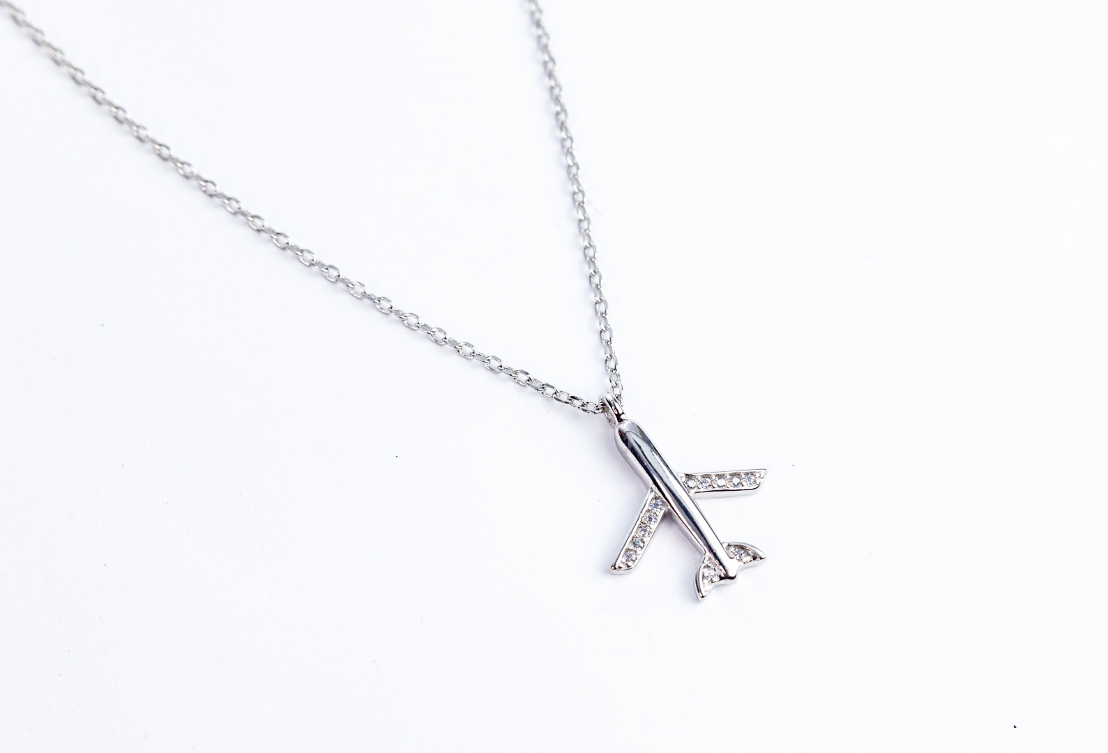 Колье BM silver Bm1086 длина 45 см вес 2.6 г серебро, фианит