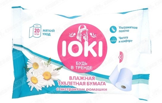 IOKI влажная туалетная бумага 20 шт