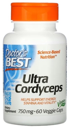 Doctor's Best ultra cordyceps 60 капсул