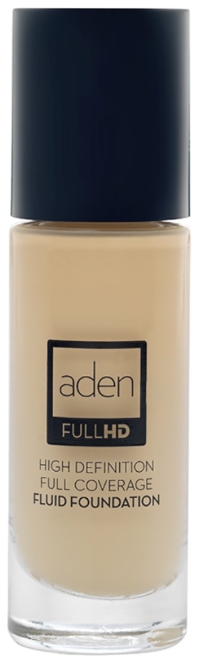 Aden Full HD Fluid тональный крем 02 Ivory 20 мл