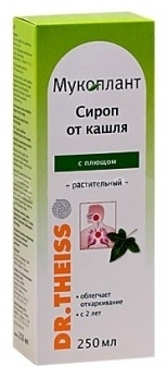 Мукоплант сироп 1.392 мг/мл 250 мл
