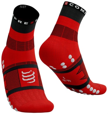 Носки Compressport 1 пара черный, красный T4 (45-47)