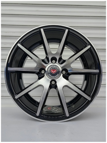 SSM 1233 7x15/4x100 D67.1 ET35 4 диска черный, серебристый
