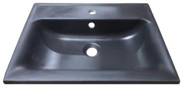 Раковина Kitchen Stone KS-ECO 59 накладная прямоугольная 59х39 см, керамика