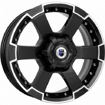 K&K M56 (КС593-03) 7x16/6x139.7 D93.1 ET30 4 диска черный, серебристый