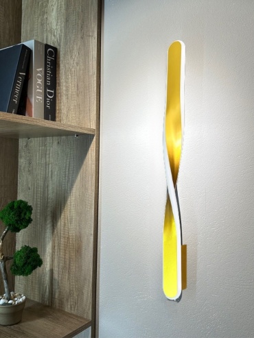 Бра настенный, накладной HM-ELECTRO LED, золотистый