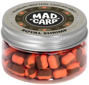 Mad Carp Baits Вафтерсы 12x9мм, 60шт. Royal Shrimp 0.03 кг