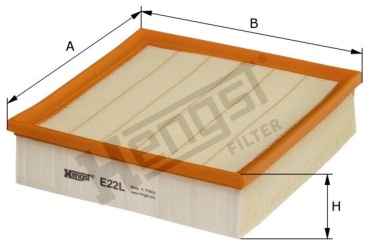 HENGST воздушный фильтр E22L