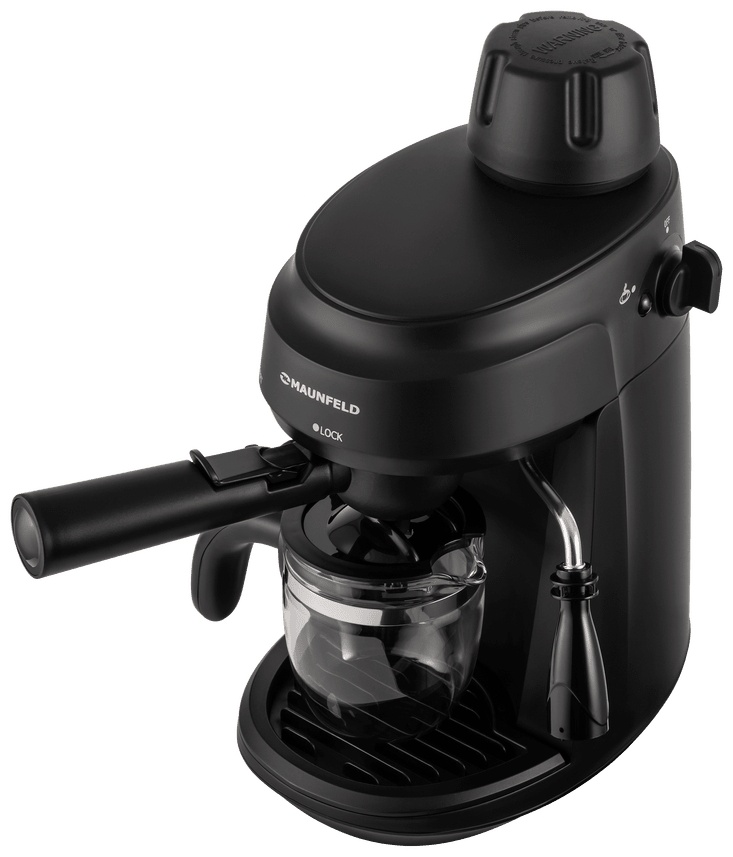Кофемашина рожкового типа MAUNFELD MF-733BK 5
